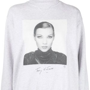 NWOT ANINE BING Ramona Sweatshirt - Kate Moss Print